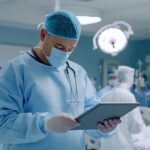ai generated, surgeon, hospital surgery, medical, hospital, surgery, doctor, tablet, operating room, healthcare, surgeon tablet, operating, technology, analysis-9268110.jpg
